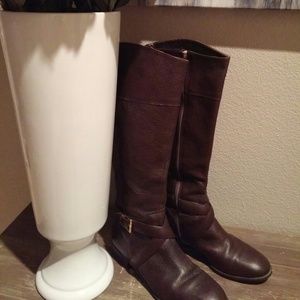 Talbots Brown Leather Riding Boots (9.5W)